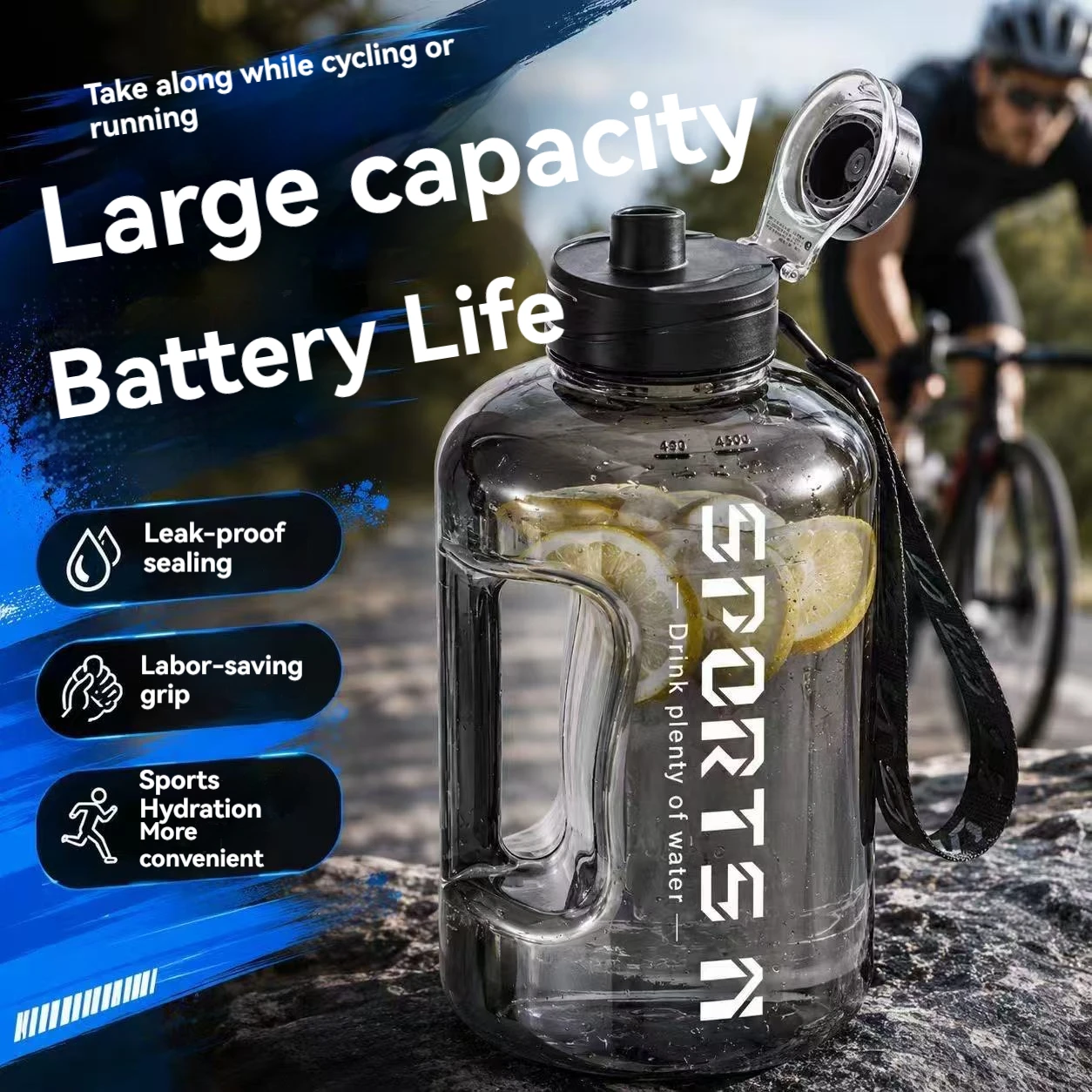 Large Capacity Bicycle Water B - огляд і ціна Camping Cooking Pot Large