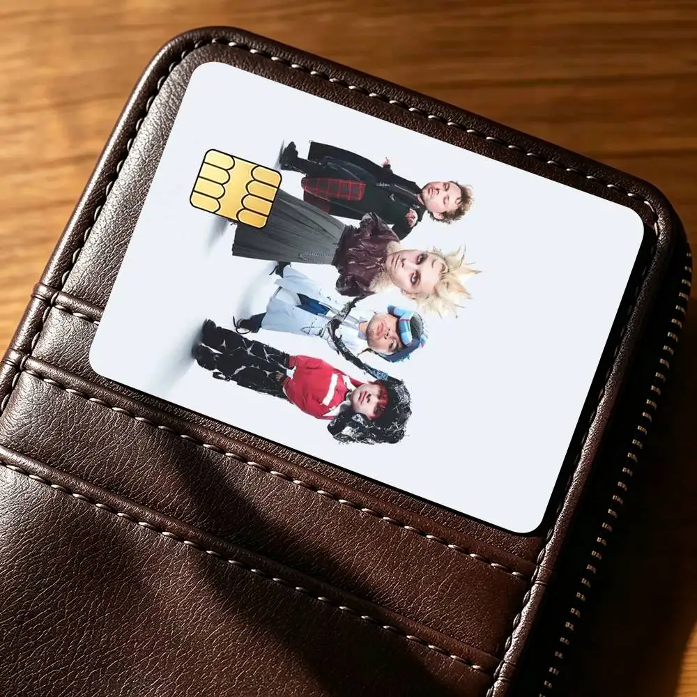 V-Vintage Concert 5 Seconds of Summer  Credit Card HD Stickers Small Chip Waterproof Sticker Game Card Decal Gift