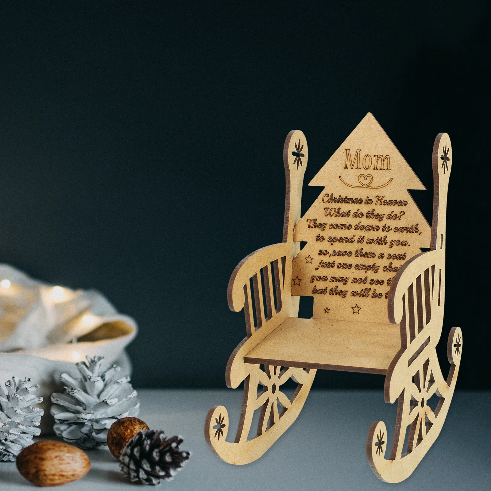 

Creative Wood Holder for Christmas Wedding Home Decor Dining Table Centerpiece Retro Candlestick Holiday Gift Idea