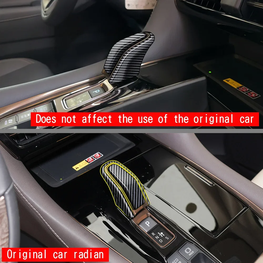 

For Toyota Alphard Vellfire 40 Series 2023 2024 ABS black Car Gear Shift Knob Gear Head Cover Trim car decaration frame cover