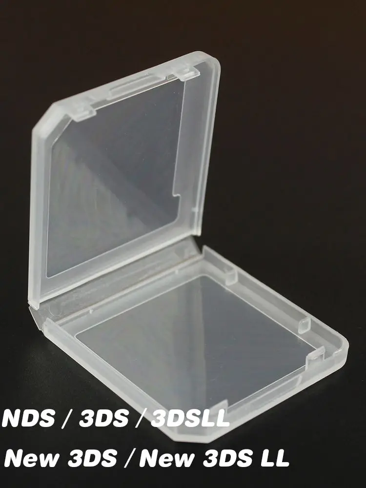 1 szt. Przezroczyste pudełko do przechowywania kart do gier dla New 3DS LL XL NDSL NDSI, pyłoszczelna plastikowa osłona ochronna na Nintend DS, łatwe przechowywanie — zdjęcie produktu 7
