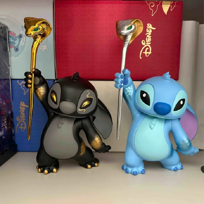 New Genuine Disney Stitch Year Of The Snake Limited Edition Creative Cartoon Action Figure Collection Dolls Toys Gift 2025