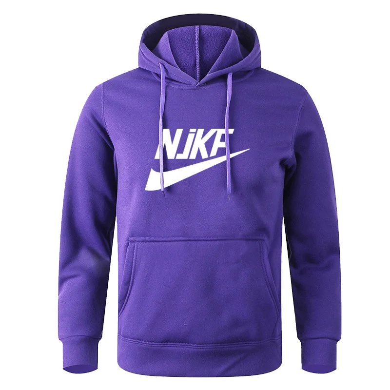 New men\'s and women\'s autumn and winter fleece hoodie jacket NjKF mother print foreign trade leisure sports hoodie trendy men\'s