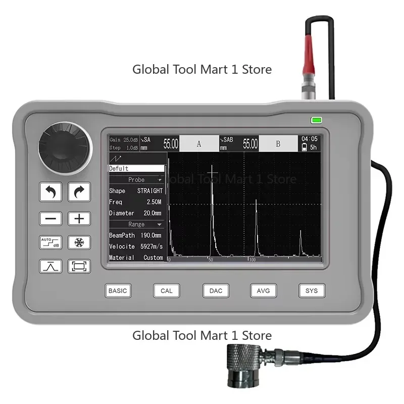 UFD80 Ultrasonic Flaw Detector Workpiece Internal Subtle Defect Detection Porta-ble Equipment Flaw Detector