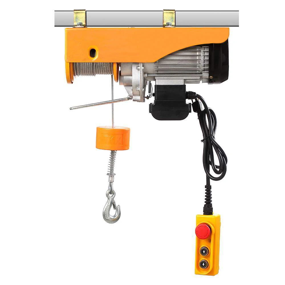 malacates electrics endstriyel kaldirma elektromiknatis China supplier mini wire rope electric hoist pulley block100kg-1200kg