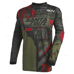 Rcn Santacruz Mx Enduro Downhill Sweatshirt Mountain Bike MTB Shirts DH Motorcycle Jersey Motocross Sportwear Bicycle Clothing