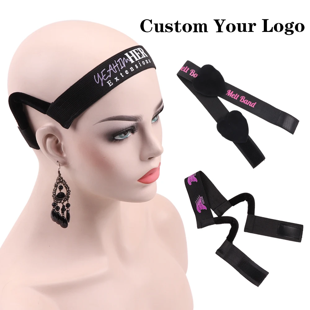 

2.5Cm 3Cm 3.5Cm 4Cm Wig Band For Melting Lace,Melting Band With Logo Customizable Hair Bands For Wigs Lace Wig Accessories