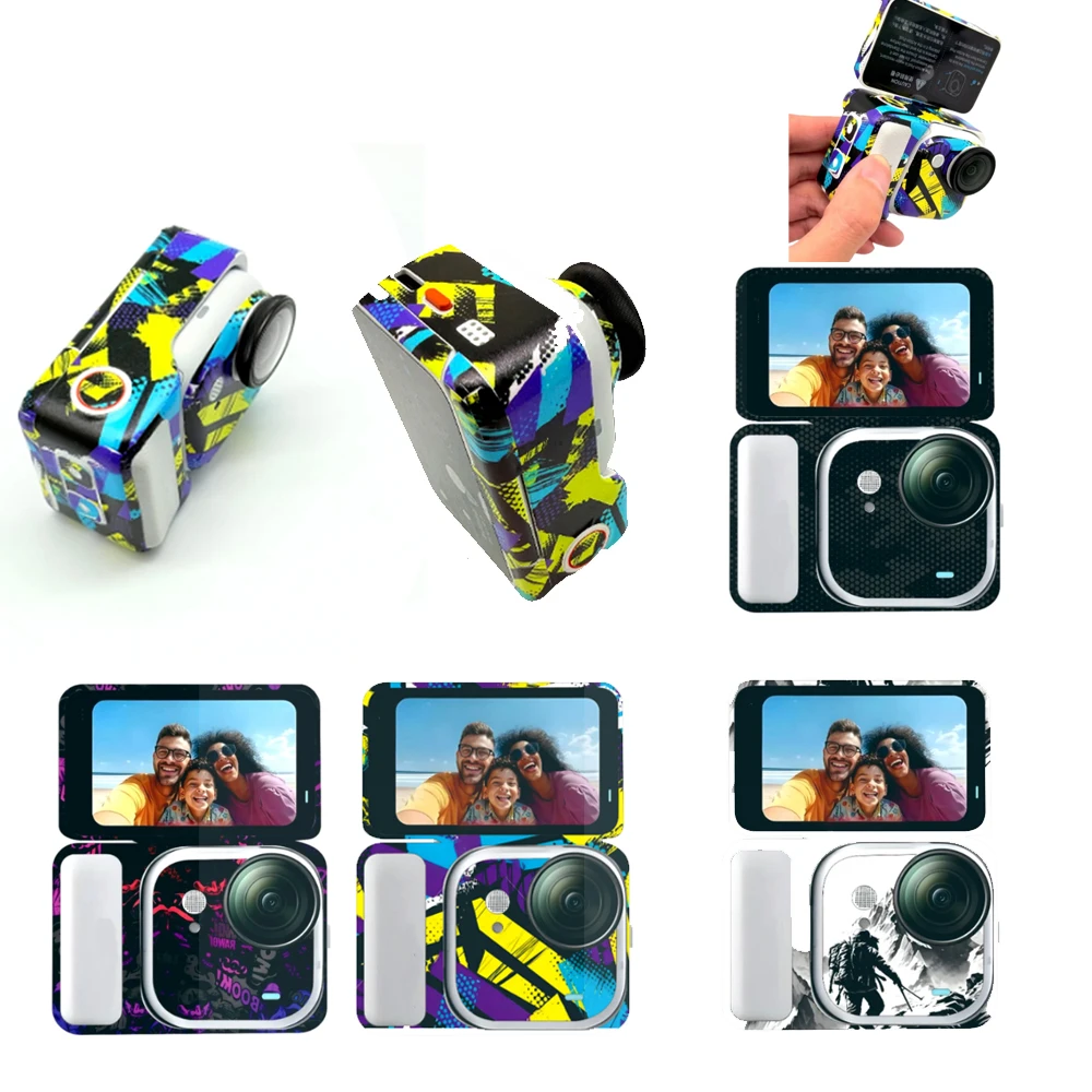 

Protective Sticker For Insta 360 GO Ultra, Body Sticker Anti-scratch Anti-fall Color Change Protection Film Camera Accessories