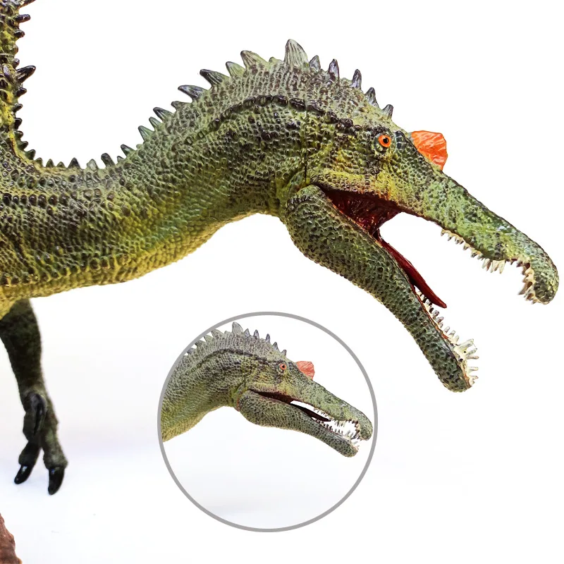 50cm Jurassic Dinosaur Model Simulation Tyrannosaurus Spinosaurus Solid Plastic Model Figure Boys Collection Ornaments