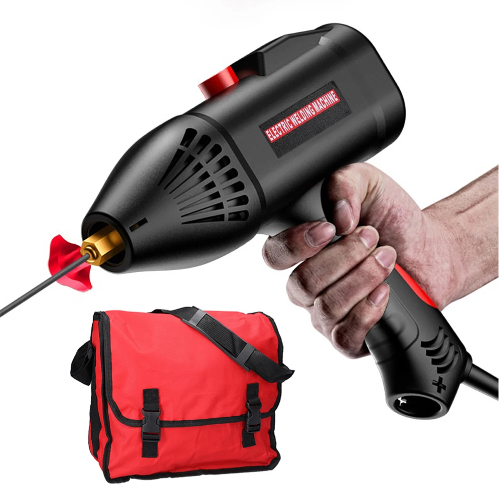 Handheld Electric Welding Machine 3000W EU Intelligent Soldering Machine Current Thrust Adjustment Knob 2~14mm Welding Machine