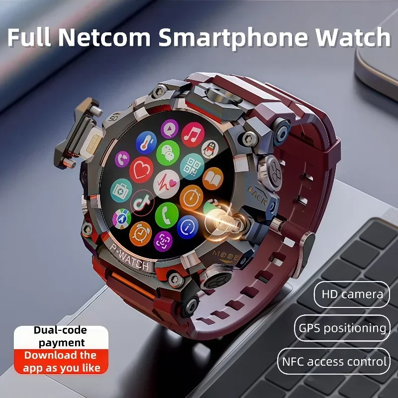 

Q668 Smart Watch Android 4G LTE Smartwatch IP68 waterproof 800W HD Dual Camera Amoled GPS WIFI Multi sport mode Download Apps