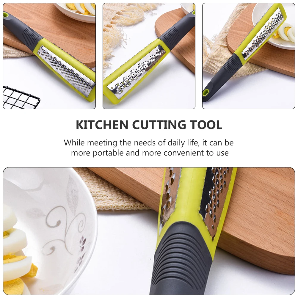 

Stainless Steel Multi-Functional Kitchen Grater Cheese Chocolate Vegetable Slicer Double-Sided Food Cutting Tool