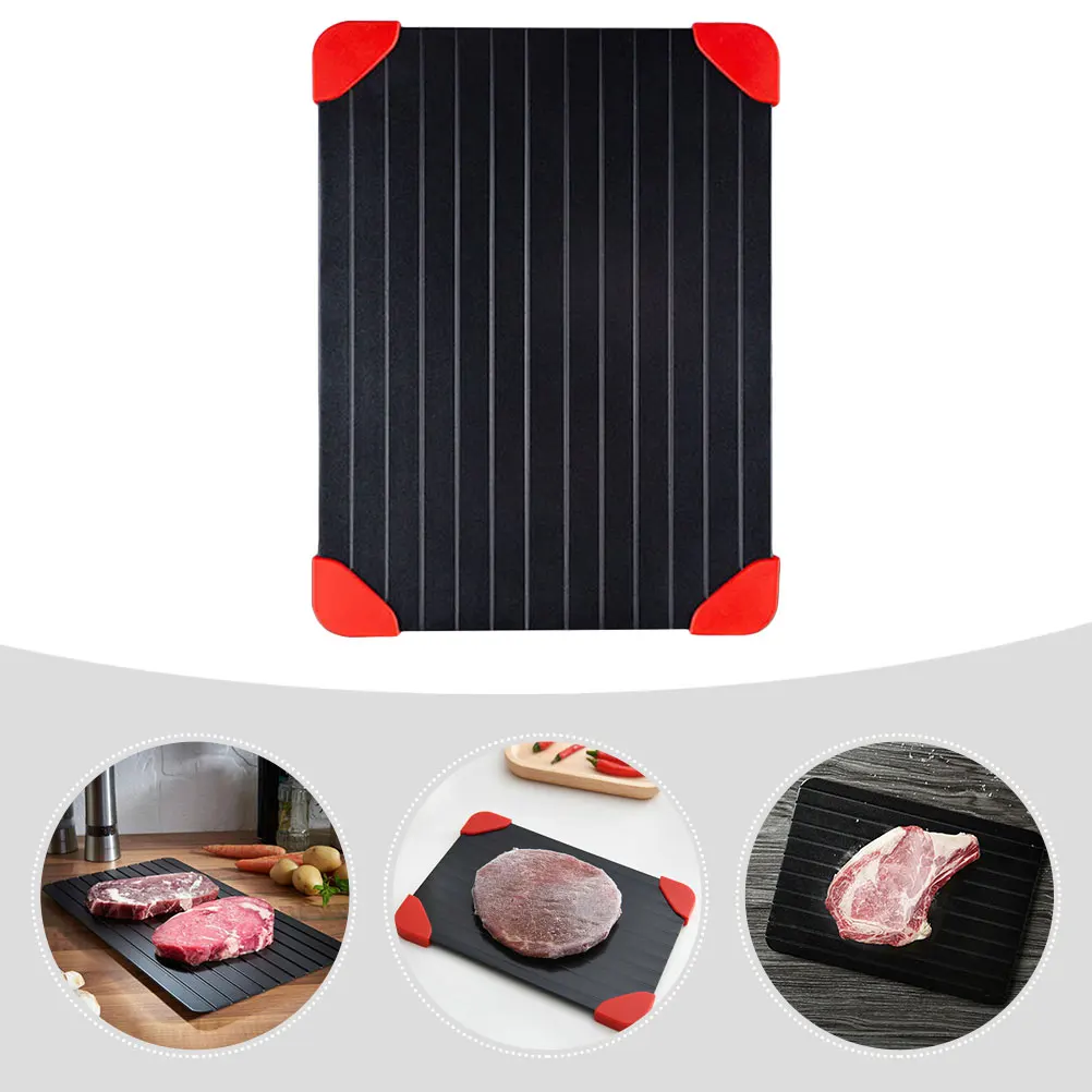 

Thaw Plate Tray Thawing Dish Defrosting Food Aluminum Board Pad Honey Fast Device