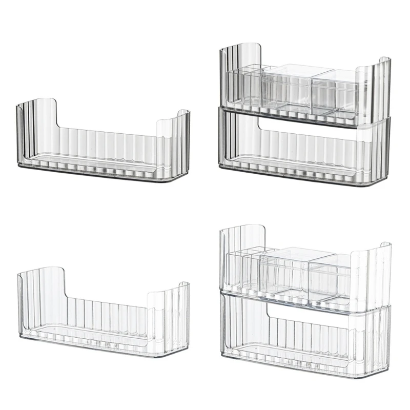 Clear Makeup organize Multifunctional Cosmetic Case Vanities Makeup Storage Clear Makeup Holders Upgrades for Beauty Enthusiasts