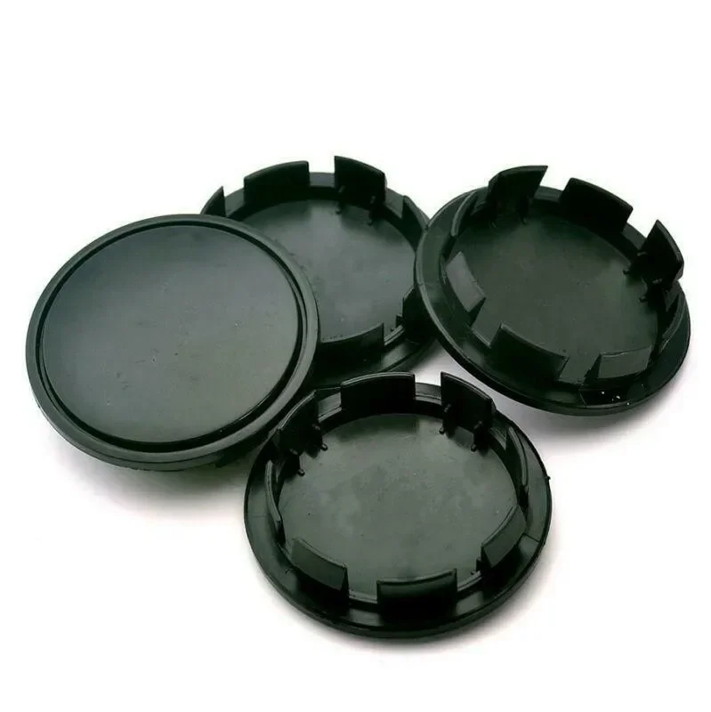 4pcs 58mm/53mm Car Wheel Centre Hub Cap ​ABS Plastic Black Auto Wheel Hub Center Hats High Quality Automobiles Replacement Parts