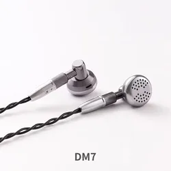 Temperament DM7 Metal fever coil flat head earplugs HIFI earphones