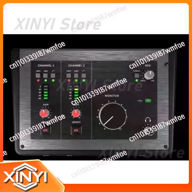 New Audio Interface Sound Card for USB Audio Interface for Stereo Recording Studio for Music Production for Podcasting for