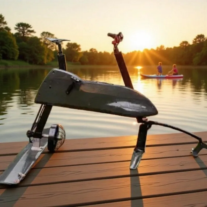 Adults Children Water Surfing Cycling Summer Park Scenic Area Must Play