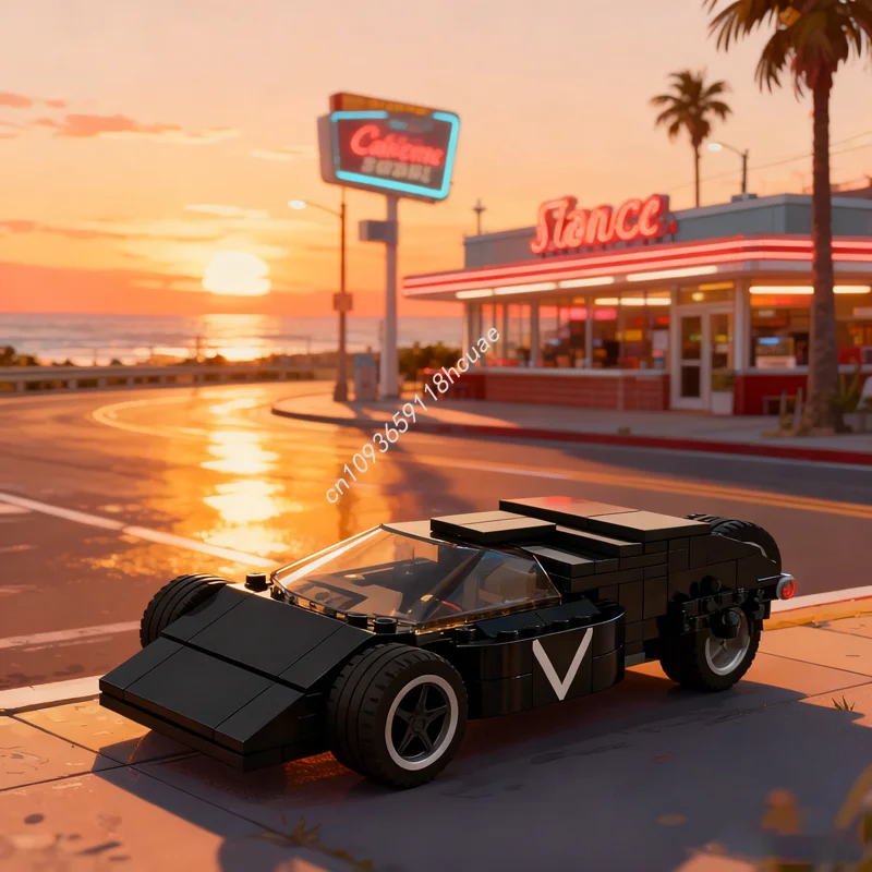 127 stks MOC City Champions Viurs ViV Lift 1 Hypercar Model Bouwstenen Architectuur Idee Speelgoed Kerstcadeau Onderwijs Baksteen