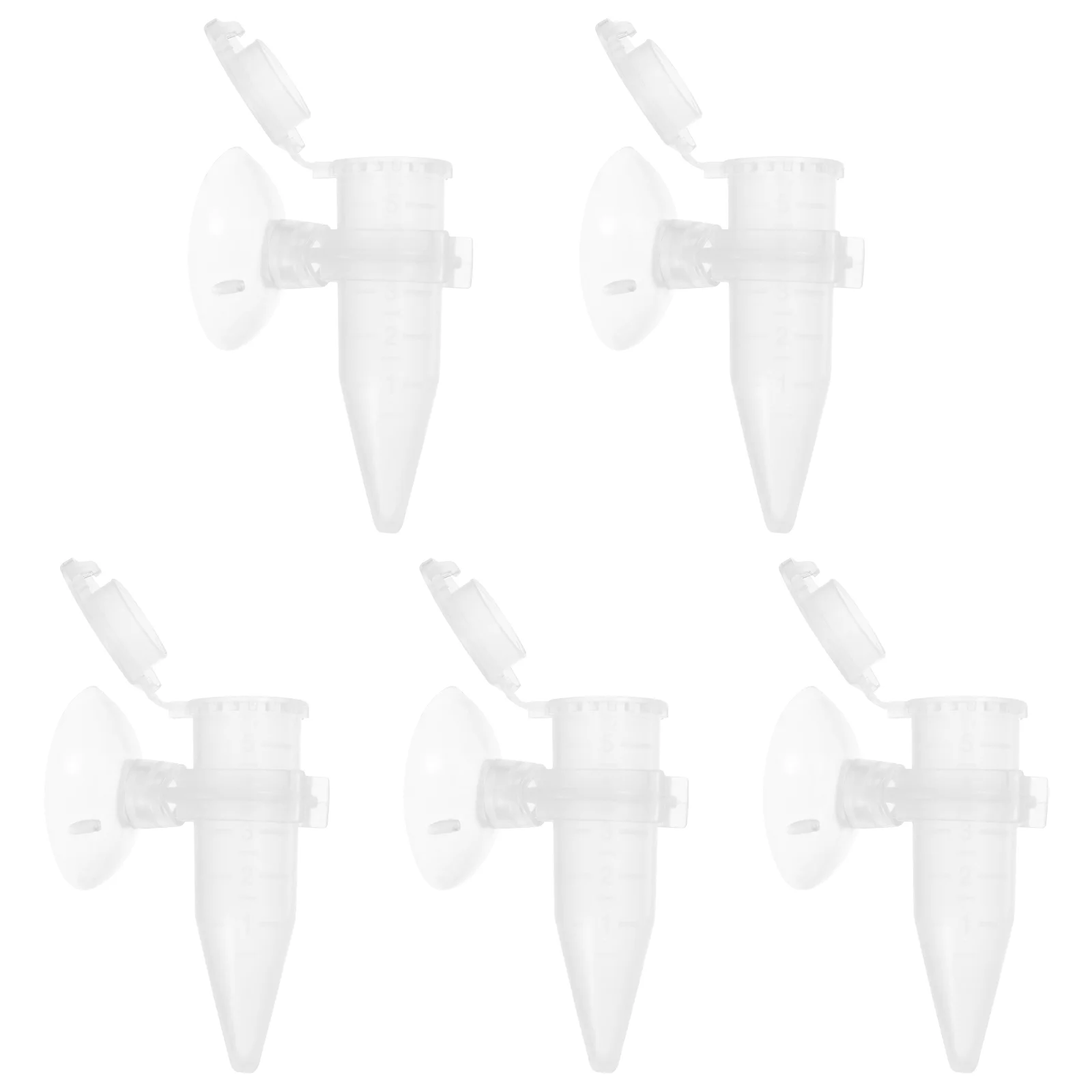 5 Pcs Brine Shrimp Feeder Hatchery Dropper Fish Tank Pet with Suction Cup Tube Aquarium Plastic