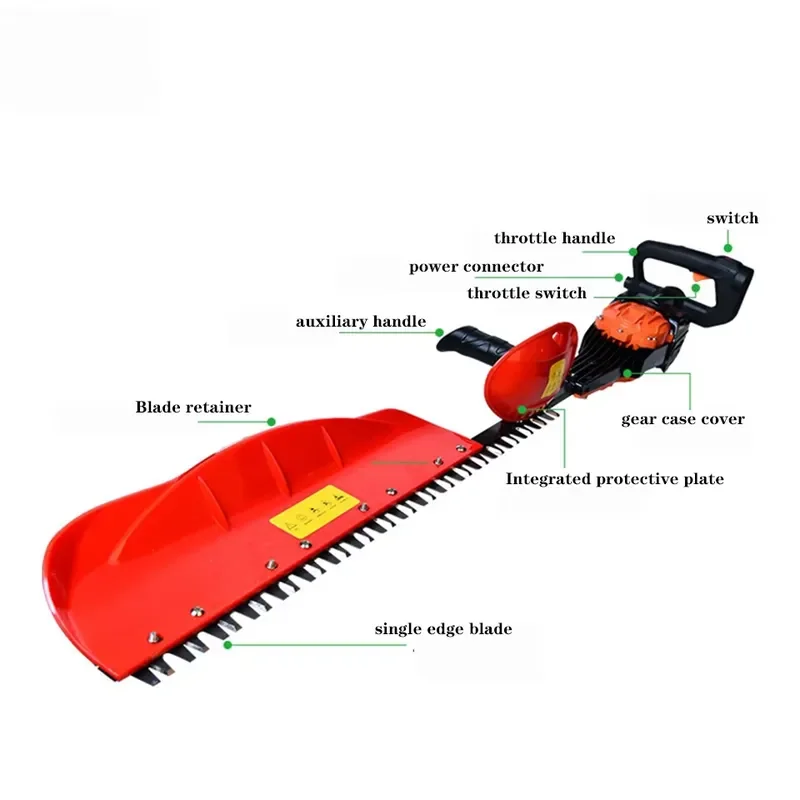 Electric Hedge Shears Wireless Rechargeable Pruning Lawn Mower Lithium Battery Hedge Trimmer Garden Tools