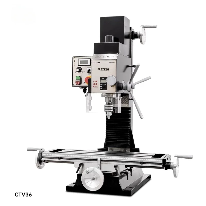 CTV36 silent drilling and milling machine household continuously variable speed bench drill