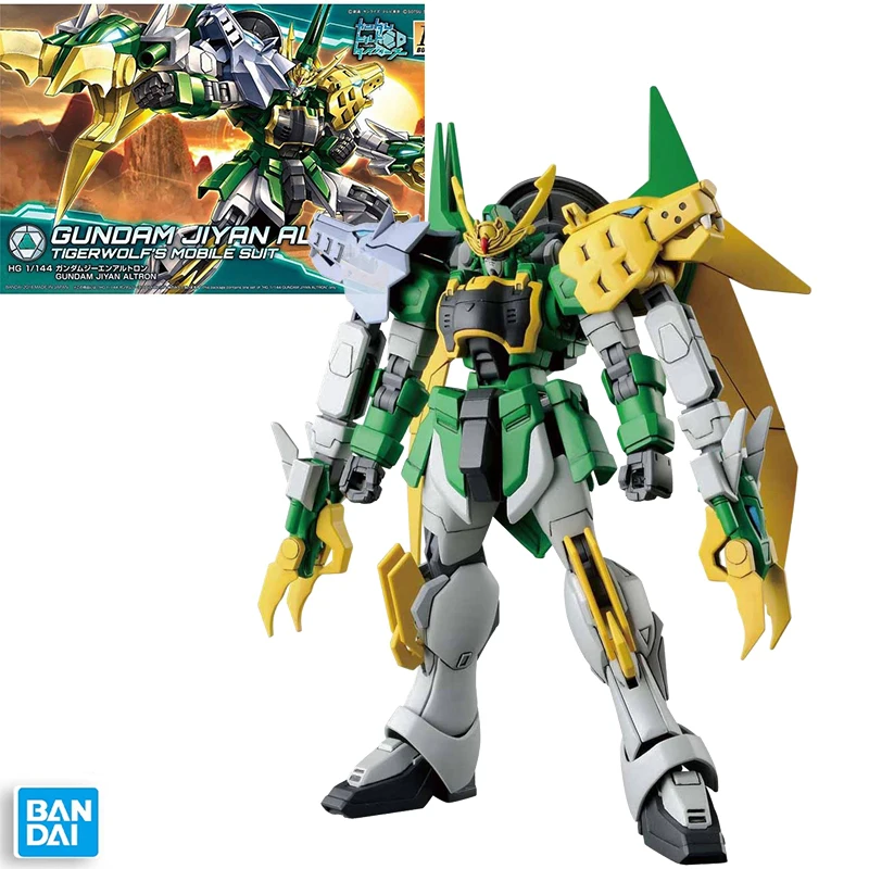 Original Bandai HG 1/144 HGBD Build Divers GUNDAM JIYAN ALTRON modelo de ensamblaje figuras de juguete de acción regalo de Anime