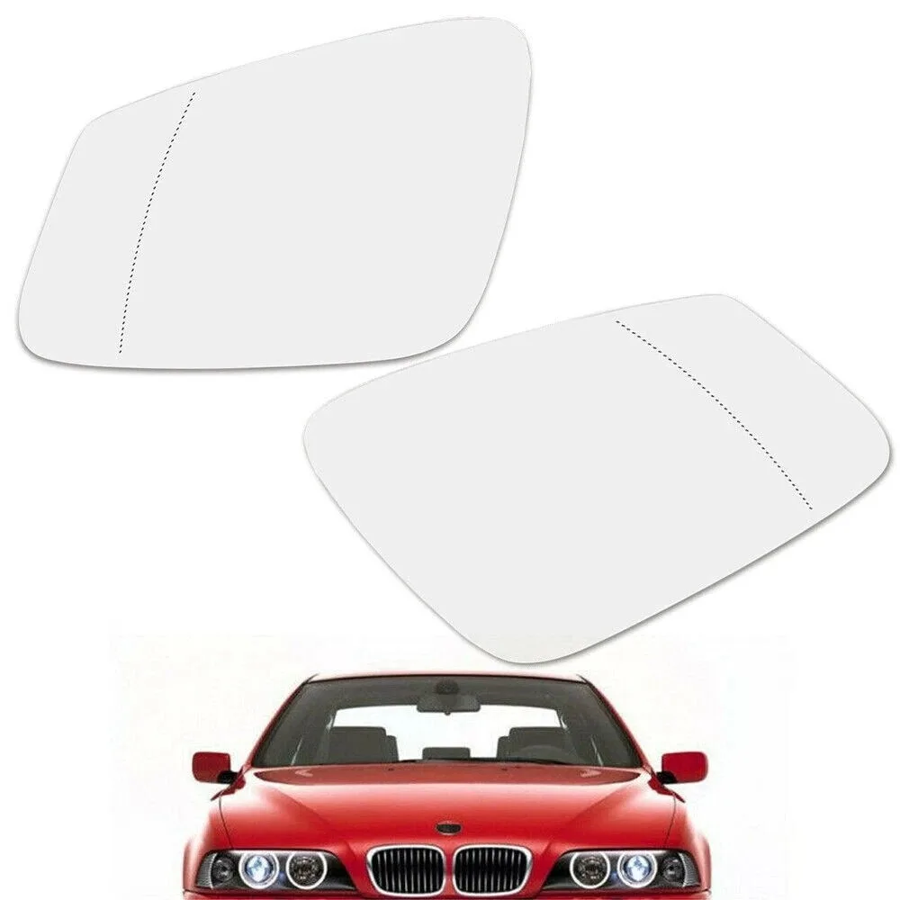 Heated Side Rear View Mirror Glass 51167251583 Compatible with BMW 5‑Series E60 F02 F10 F18 F35 2010‑2016  Wing Mirror Lens
