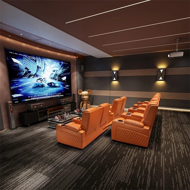 홈 시네마 소파 전동 리클라이너 오렌지모데르나 가구 메 - Home Cinema Recliner Chairs 리뷰 및 가격