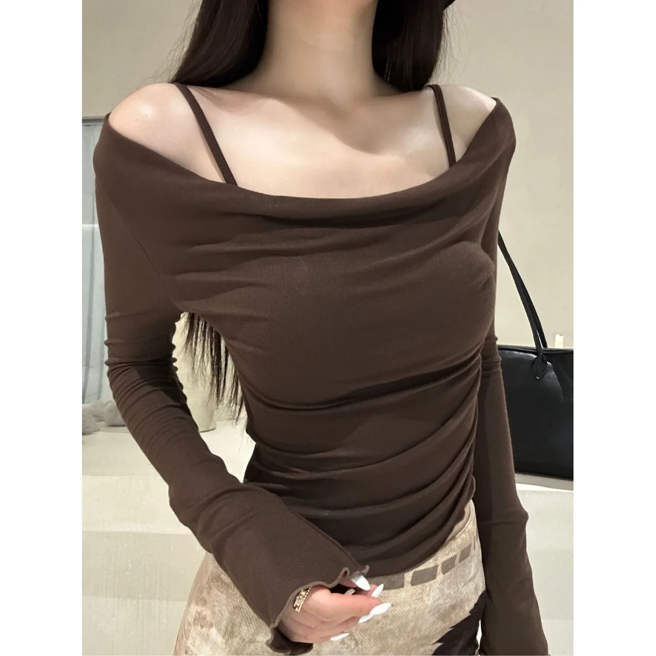 Fashionable Comfortable Thickened 2cm Breathable Integrated Women's Chest Pad Dongda Gate Style Daily Waist-Cinching Cotton L...