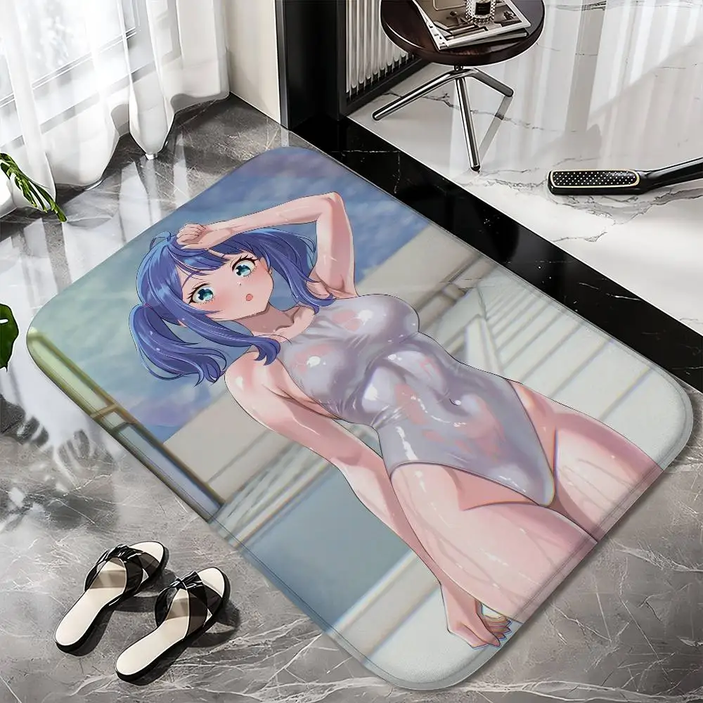 

Losing Heroines Yanami Anna Floor Mat Printed Large Carpets Room And Bedroom Carpets Bathroom Anti Slip Door MATS Small Carpet