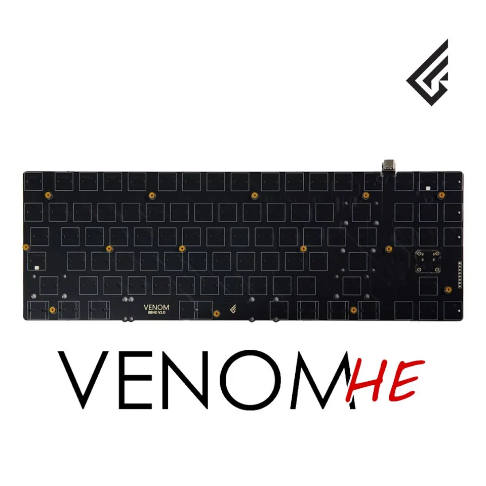 Geonworks Venom TKL Magnetic Switch PCB 87/88 Layout Gaming Keyboard