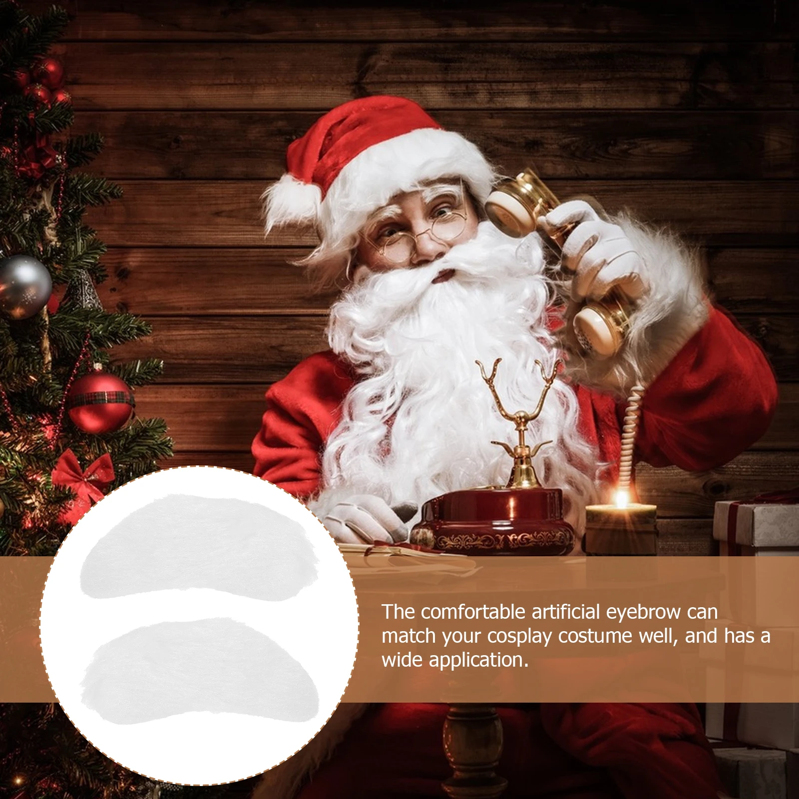 

False Eyebrows Party Performance Prop Artificial Bushy Faux Supply Fake Costume