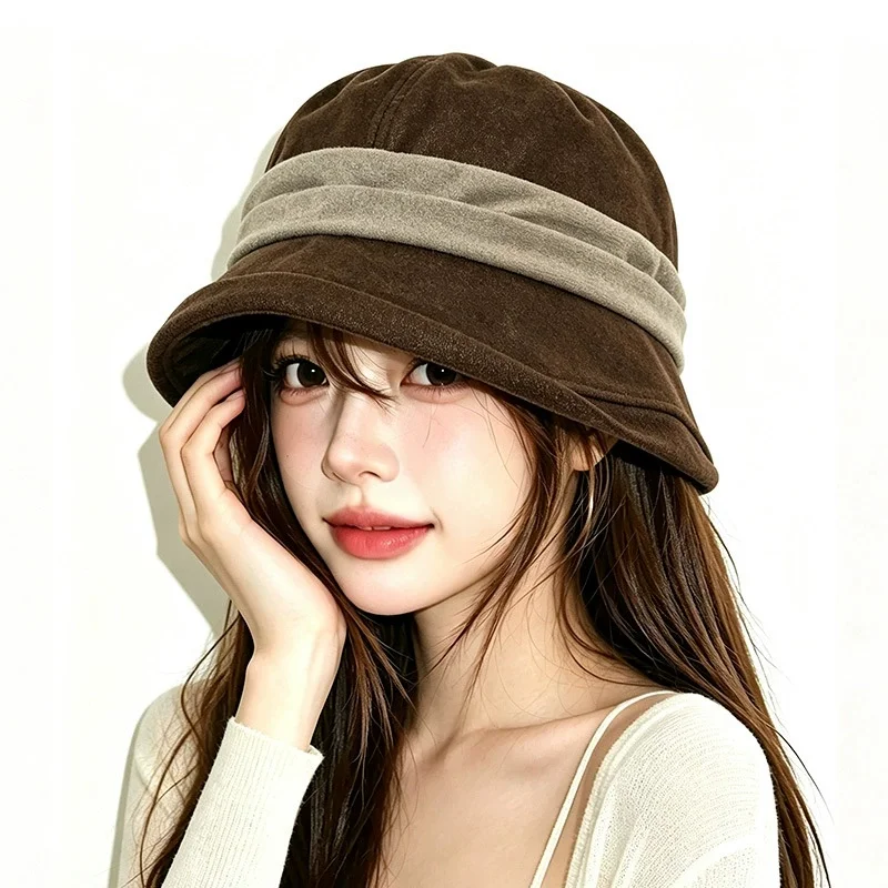 Women’s Fisherman’s Hat for Spring/Fall: Sun Protection, Artistic, Puffed-Top Style, Perfect for Commuting and Travel