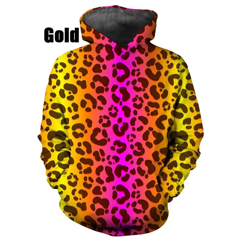 

Funny Personality 3D Leopard Print Sweatshirts Men Women Fashion Casual Long Sleeve Pullover Print Harajuku Streetwear Hoodies