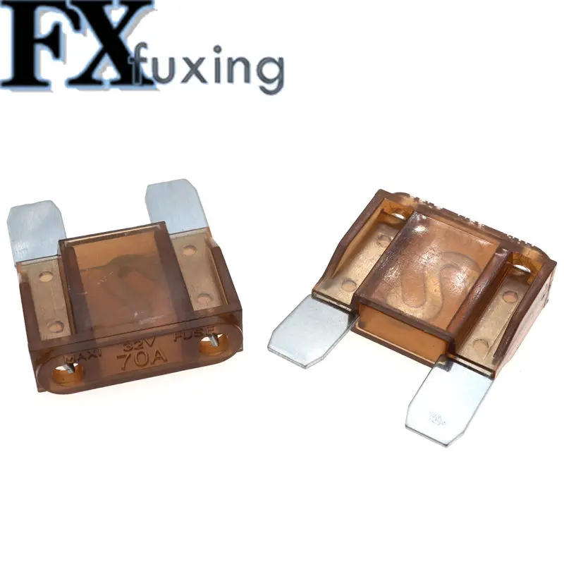 10Pcs Large Fuse Fuses 20A 30A 40A 50A 60A 70A 80A 100A Amp Clip Assortment Auto Blade Type Fuse Set for Car Truck