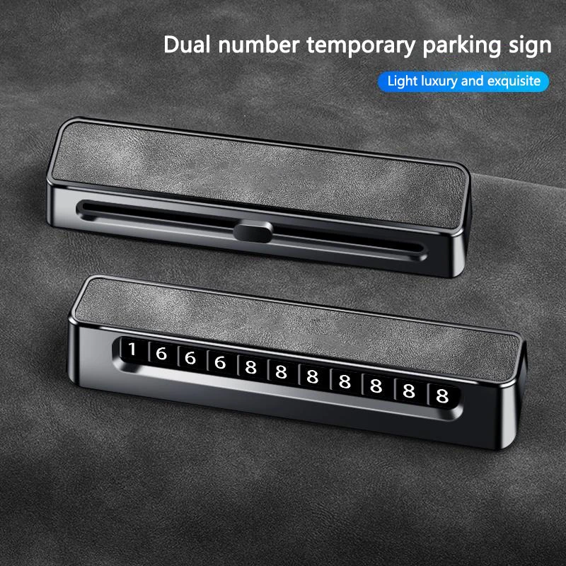 High Quality Car Temporary Parking Card Phone Number Card For BMW Series X1 X3 X4 X6 E90 E91 I3 I4 F30 F48 F30 F10 E30 E34 F02 - view 6
