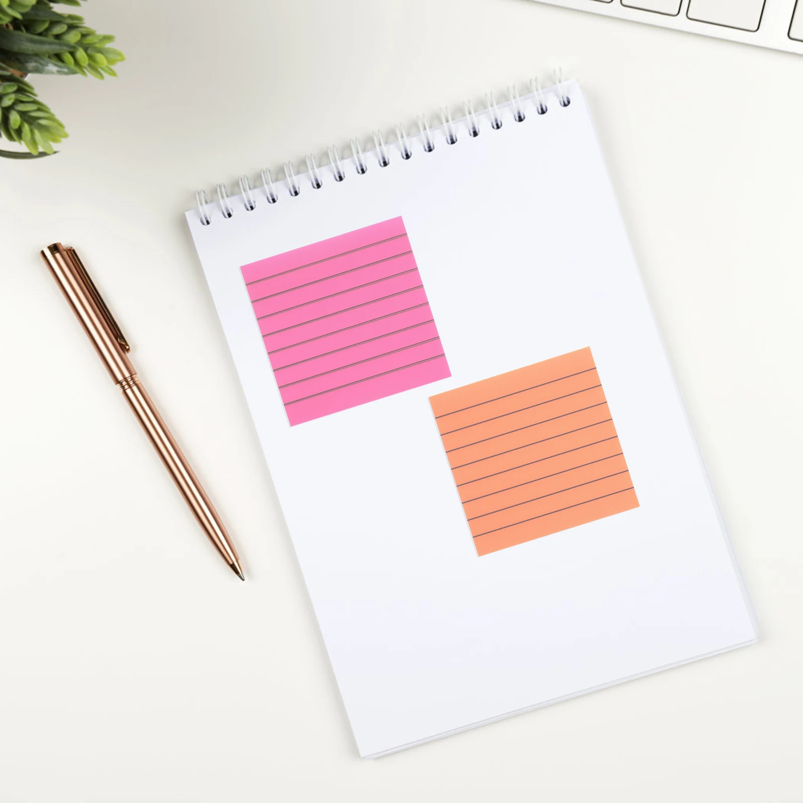 

6 Packs Portable Reading Strips Bright Fluorescence Sentence Markers Durable Note Pads Practical Gifts Book Accessories