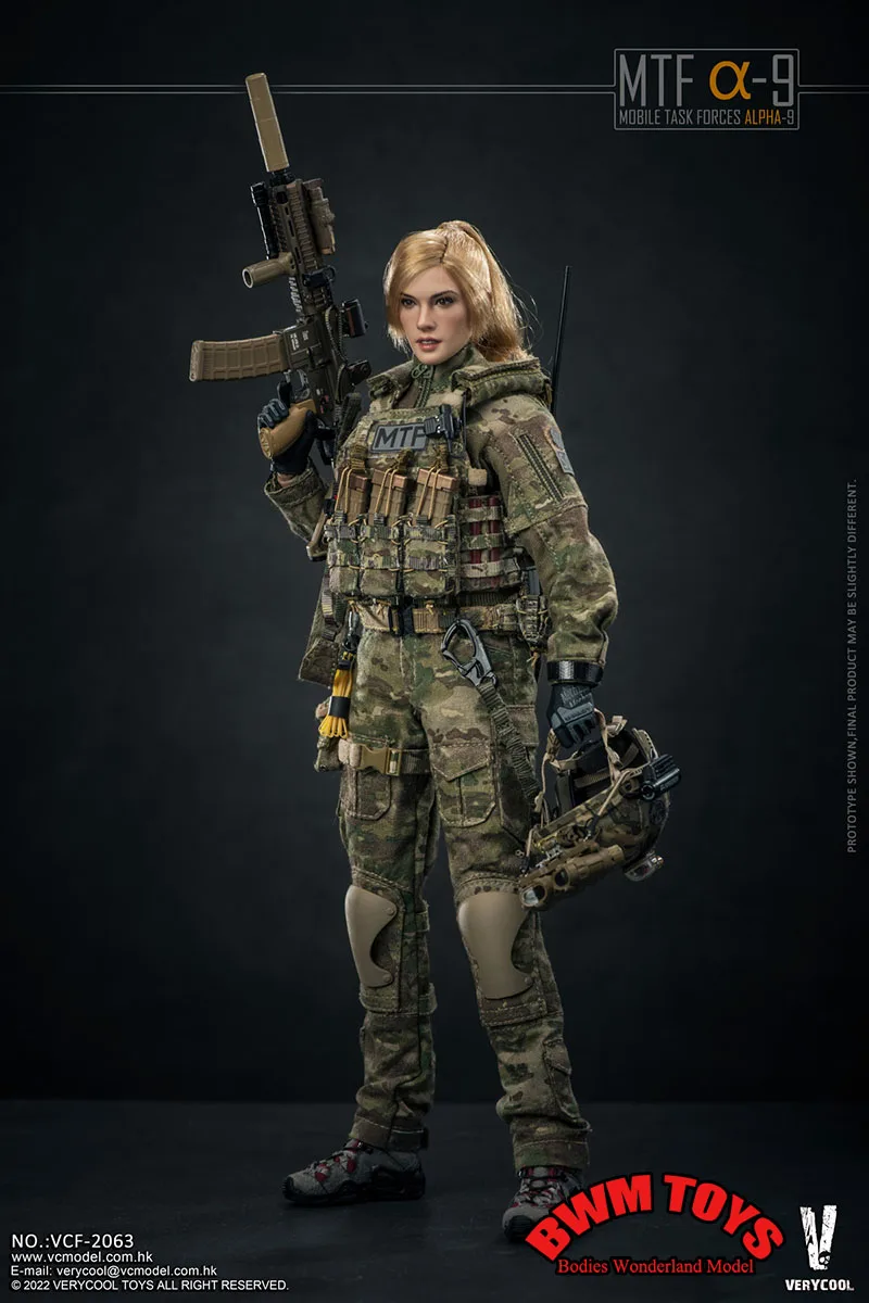 In Stock VERYCOOL VCF-2063 1/6 Mobile Task Force MTF Alpha-9 Female Soldier Full Set Action Figure Model Collectible Toy for Fan