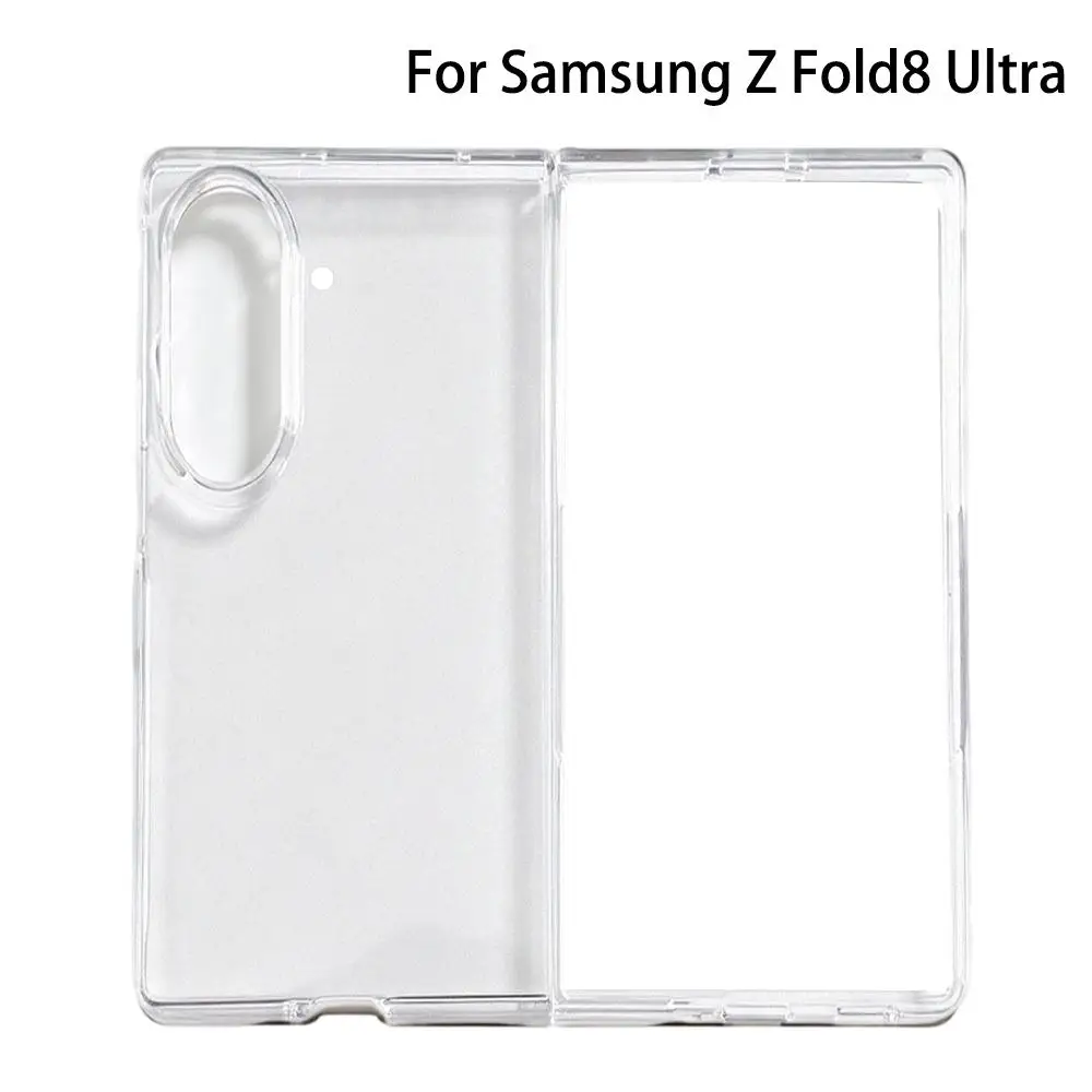 Luxury Matte Hard PC Translucent Case for Samsung Galaxy Z Fold 8 Ultra 7 6 ZFold 3 4 5 Frosted Slim Shockproof Ultra Thin Cover