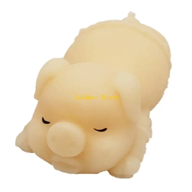 Y4QA Squeeze Toy Realistische varken langzaam stijgende sponsbalkantoor Volwassen Decompressiespeelgoed