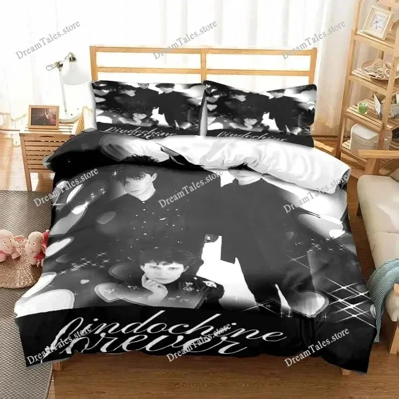 

New Indochine Rock Band Bedding Set,Duvet Cover Comforter Bed Set Quilt Cover Pillowcase,King Queen Twin Size Boys Girls Adults7