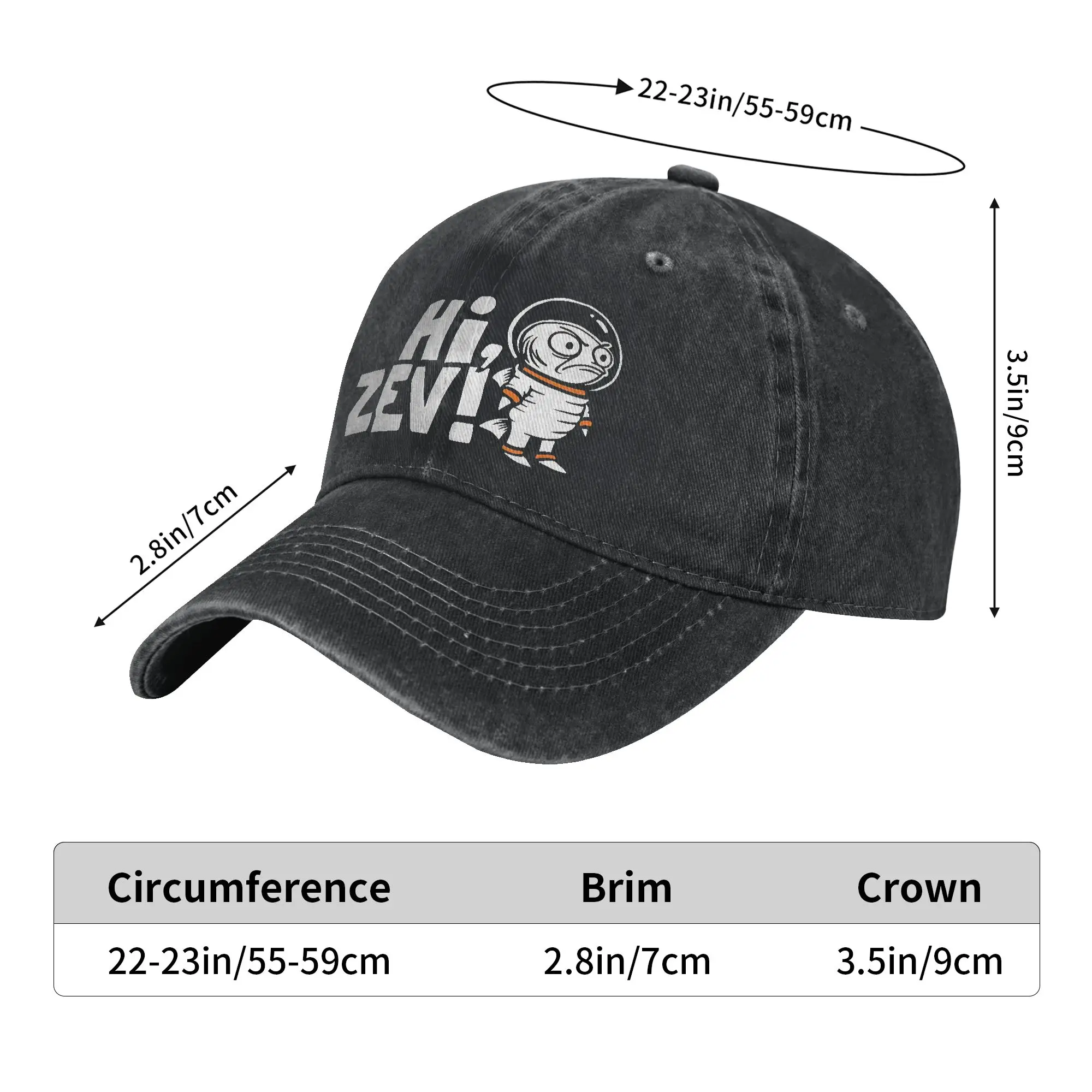 Dungeon Crawler Carl Sun Baseball Cap Hi Zev!  Unisex Men Design Trucker Hat Summer y2k Funny Outdoor Gym Sun-Proof Snapback Cap