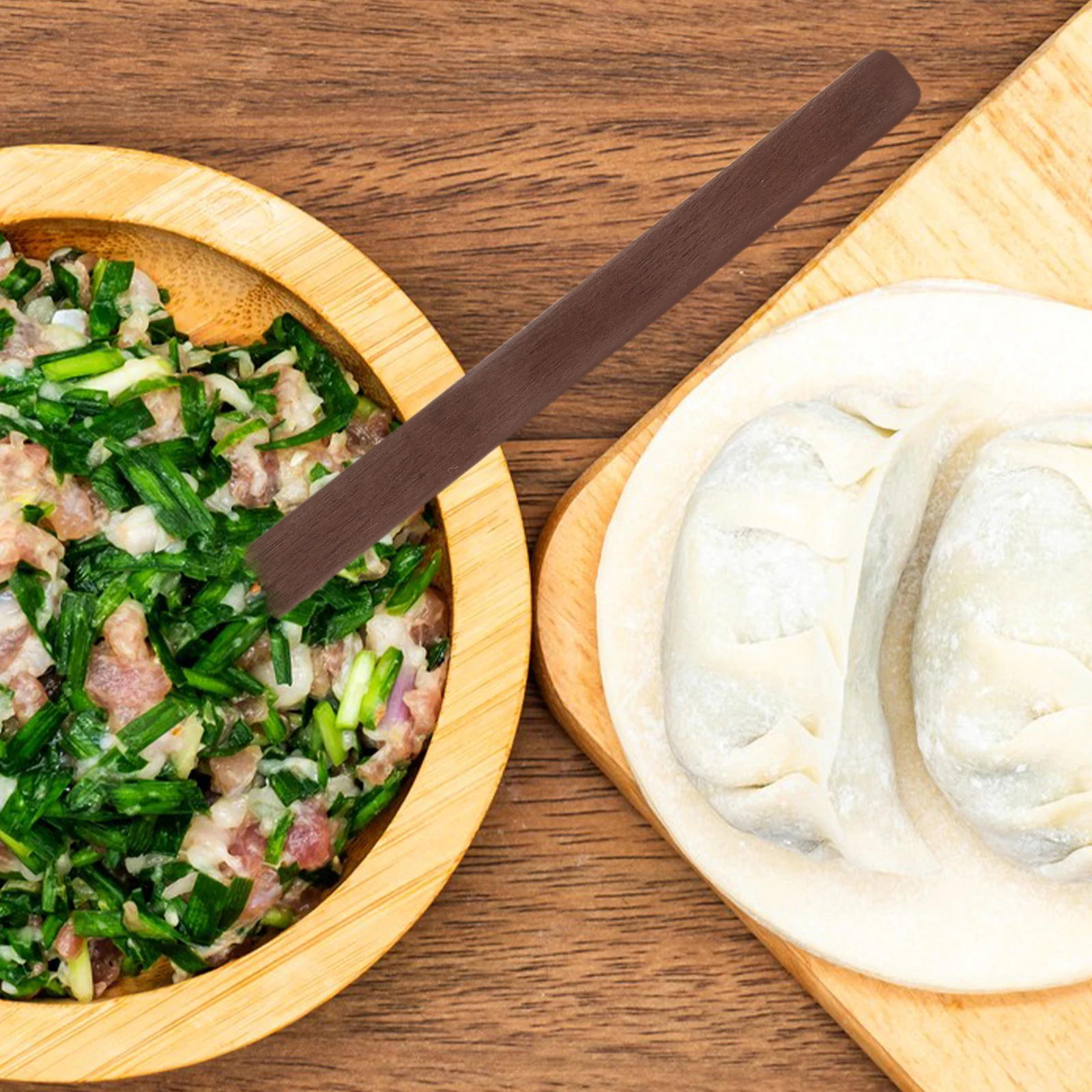 

2 pcs Filling Spoon Wooden Dumpling Stuffing Spoons Kitchen Gadgets For Wonton Making Household Scoops Practical Food Spoons