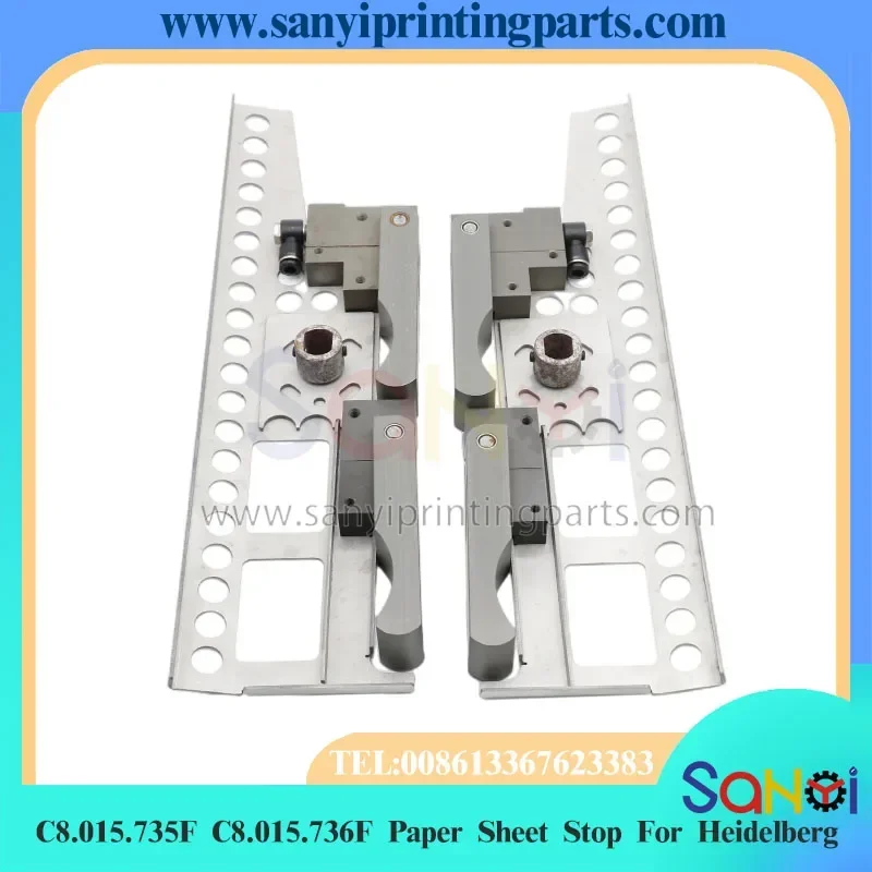 1 Pair Heidelberg Paper Block Delivery Sheet Stop C8.015.735F C8.015.736F For SM102 CD102 SX102 Printing Machine