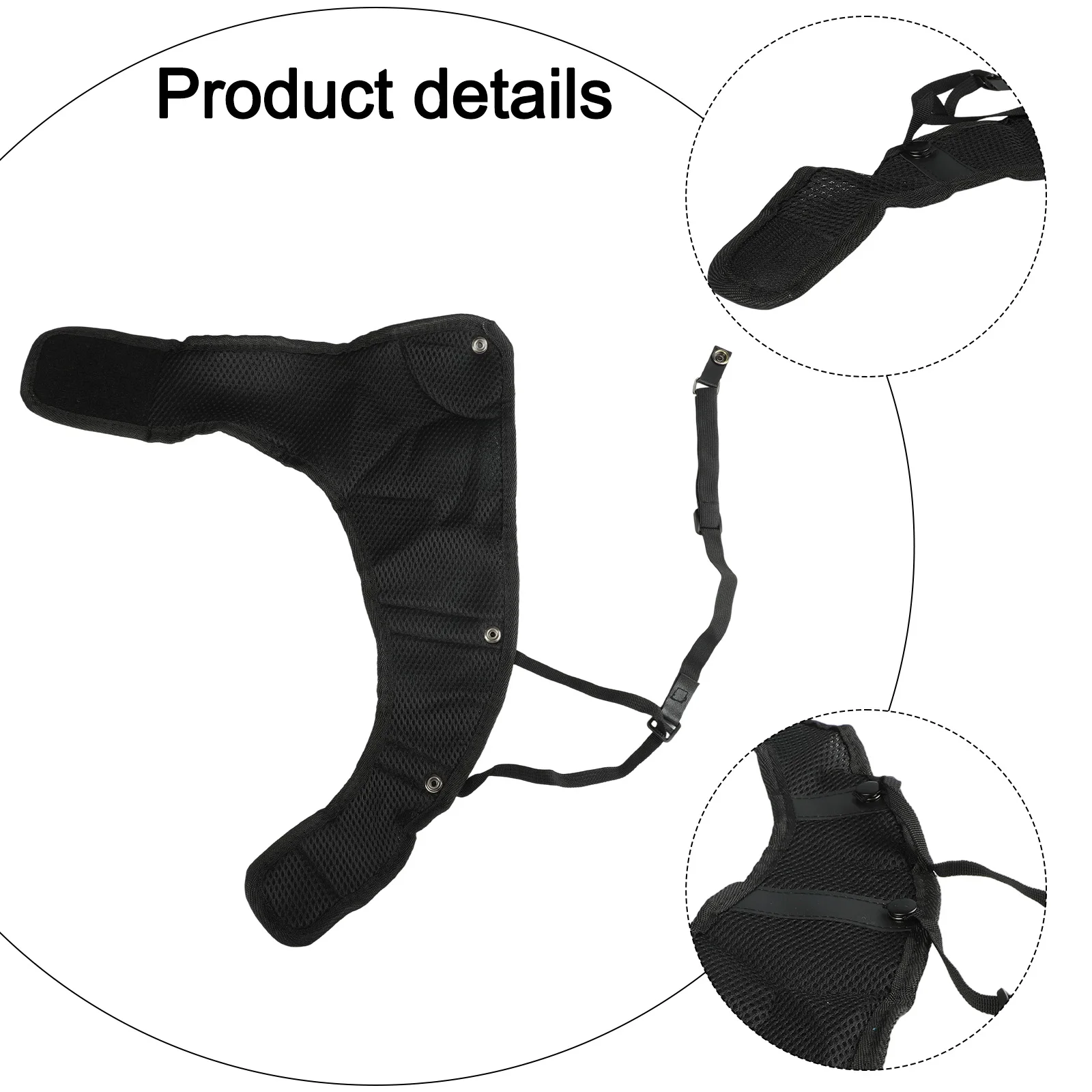 Nylon Body Strap Chest Harness Strap For Competitive Sports Events Ventilated Shoulder Harness Snug Fit Adjustment