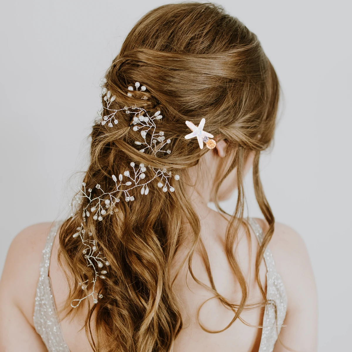 

2 Pcs Rhinestone Hair Clip Hairpin for Women Elegant Pins Rhinestones Pearl Tea Party Barrettes Decorative