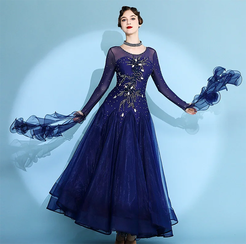 Ballroom Competition Dance Dress Women Professional Waltz Dancing Wear Adult Advanced Standard Ballroom Dance Dresses