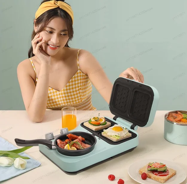3 in 1/4 in 1 Multifunctional Electric Breakfast Maker Hot Sale Home Oven Sandwich Toast Maker Machine