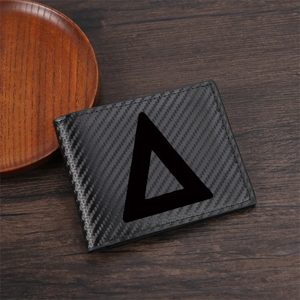 Dark,empty,black space. Void. Men's Wallets Simple Business Modern Stylish Printing Design Gifts For Father Boyfriend Christmas